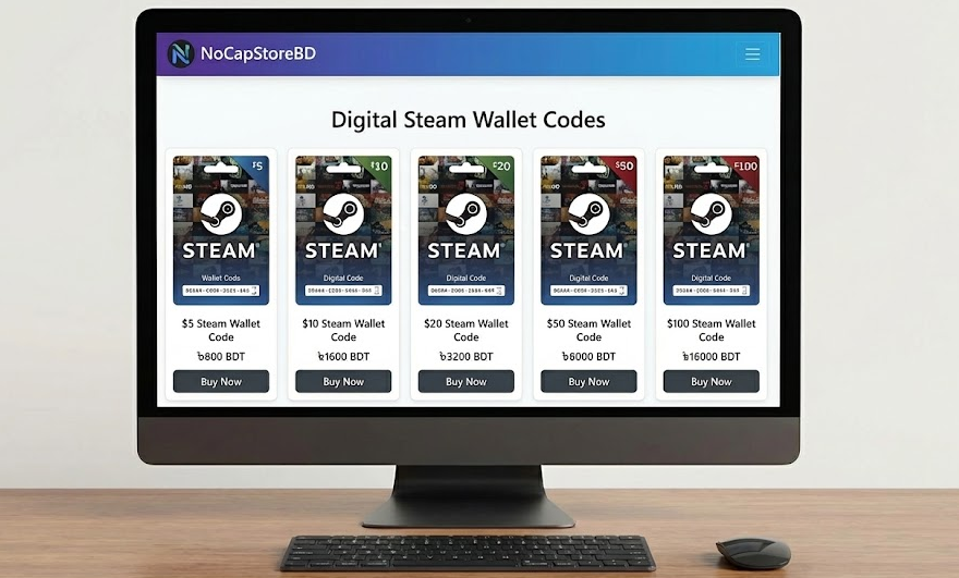 Steam gift card price Bangladesh